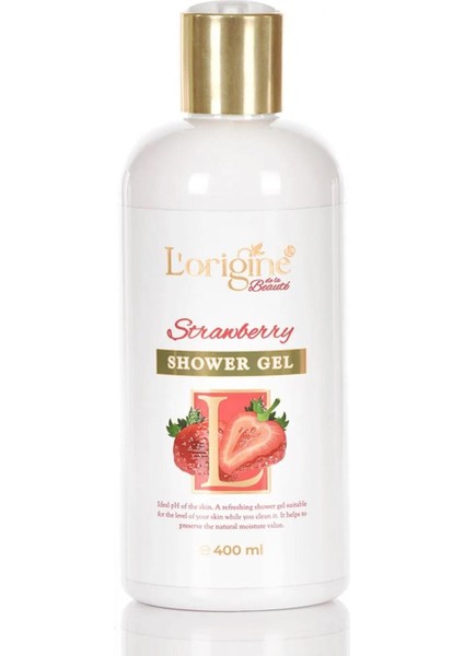 Çilek Özlü Duş Jeli (400ml) ve Vücut Spreyi (125ml) Birlikte Cildiniz Nefes Alsın