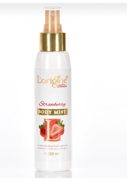 Çilek Özlü Duş Jeli (400ml) ve Vücut Spreyi (125ml) Birlikte Cildiniz Nefes Alsın