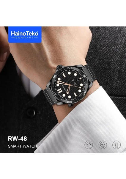 Haino Teko Rw-48 Oval Amoled Ekran 3 Kordonlu Akıllı Saat