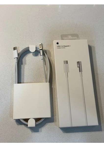 Usb-C To Magsafe 1 Macbook Pro Macbook Air Uyumlu Şarj Kablosu 1.8m - Beyaz