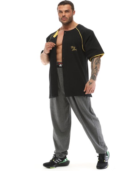 Lacivert Oldschool Bodybuilding Gömlek Big Sam 5001 modelleri