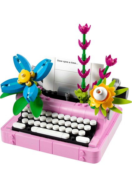 ® Creator 3’ü 1 Arada Çiçekli Daktilo 31169 - 8 Yaş & Üzeri Çocuklar için Yaratıcı Oyuncak Yapım Seti (363 Parça)