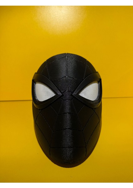 Siyah Örümcek Adam Spiderman Spider-Man Maske Mıknatıslı Plastik Maske Spider Man