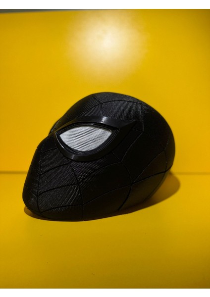 Siyah Örümcek Adam Spiderman Spider-Man Maske Mıknatıslı Plastik Maske Spider Man