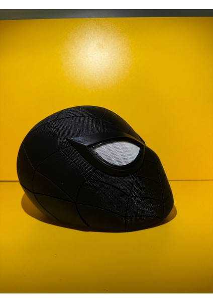 Siyah Örümcek Adam Spiderman Spider-Man Maske Mıknatıslı Plastik Maske Spider Man