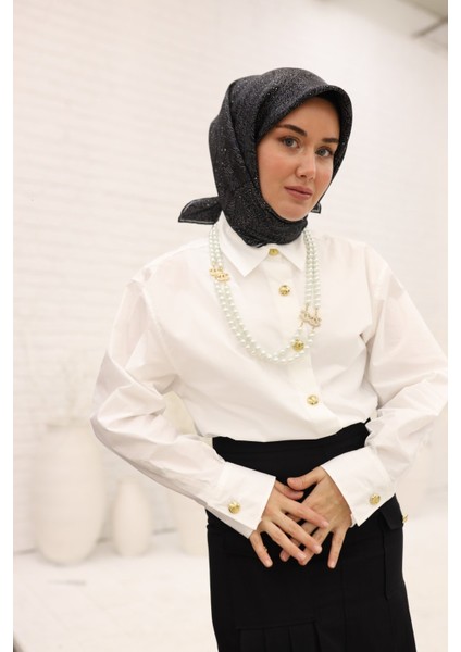 Twill Ipek Eşarp 11450-01