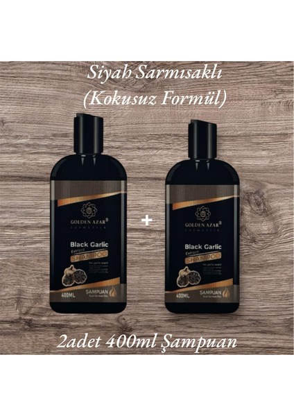 Kokusuz Formül Siyah Sarmısak Özlü Şampuan 2ADET 400ML