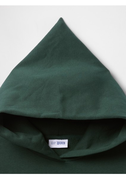 Kız Çocuk Yeşil Wicked Gap Logo Vintage Soft Sweatshirt Elbise modelleri