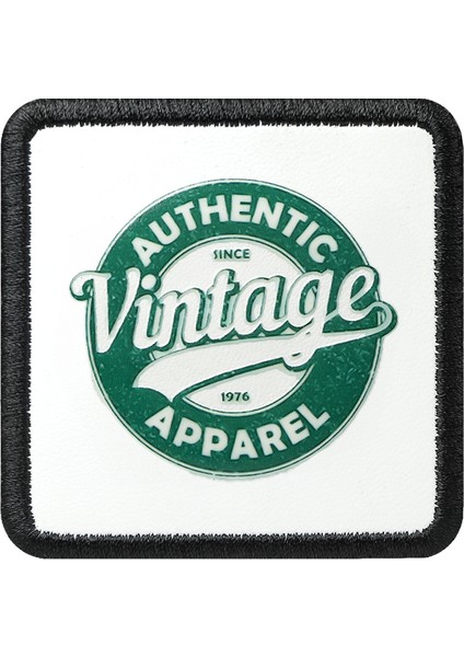 V1 Vintage - 1bs Kod Logolu Unisex Beyaz-Siyah Bench (Patch)