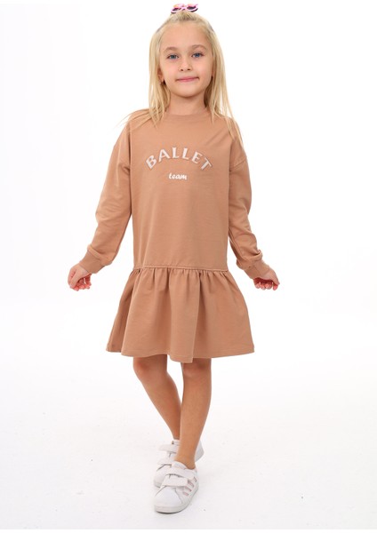 Kız Çocuk Nakışlı Elbise