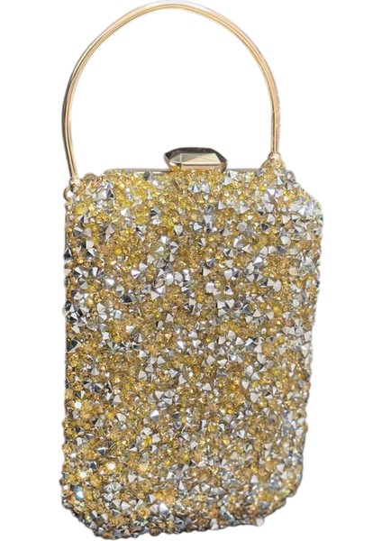 Dikdörtgen Cam Taş Abiye Çanta fiyatları