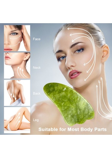 Gua Sha Yeşim Taş Guasha Kazıma Masaj Aracı (Yurt Dışından) fırsatları