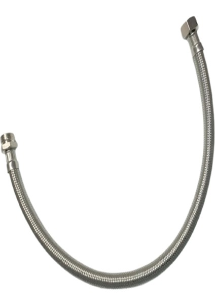 Flex 3/8 x 3/8 Nipelli Erkek Dişi Çelik Flex Spiral Hortum 20 cm