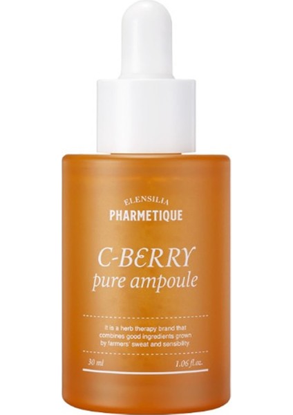 Vitamin ve Yalancı Iğde Özü Kapsülü ile Aydınlatıcı, Leke Serumu C-Berry Pure Ampoule