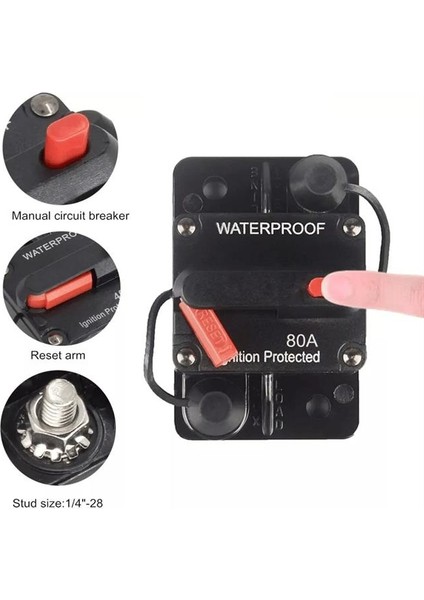 Dc Sigorta 30A Waterproof