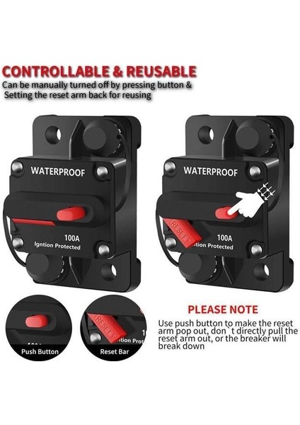 Dc Sigorta 40A Waterproof