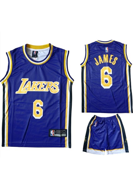 Los Angeles Lakers Çocuk Basketbol Forması ve Şort