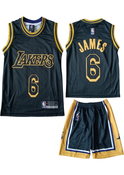 Los Angeles Lakers Çocuk Basketbol Forması ve Şort