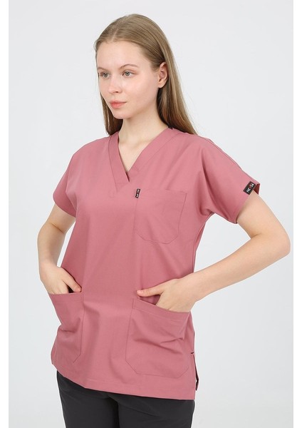 Flamingo - Füme Kombin Unisex Uniforma (Likralı) L - Takım - Hayır Isim Yazılmasın fiyatları