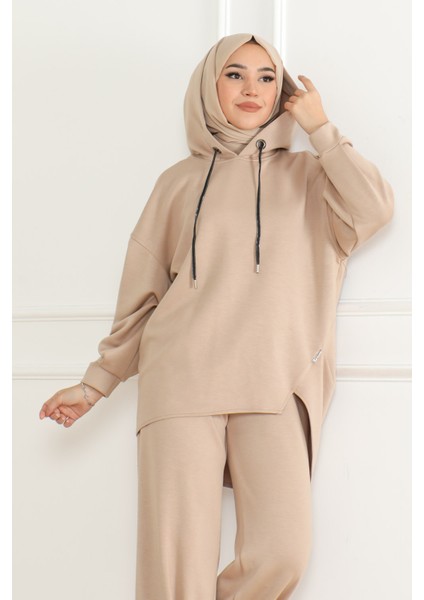 Relaxfit Asimetrik Takım & Ekru modelleri