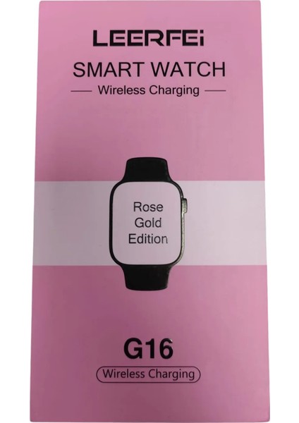 Leerfei G16 Mini Amoled 3 Kordonlu Bileklik Hediyeli 38MM Akıllı Saati modelleri