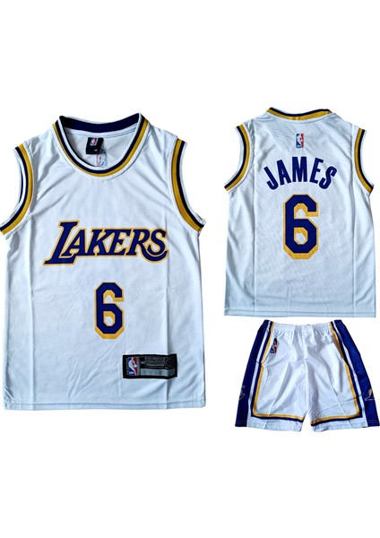 Los Angeles Lakers Çocuk Basketbol Forması ve Şort