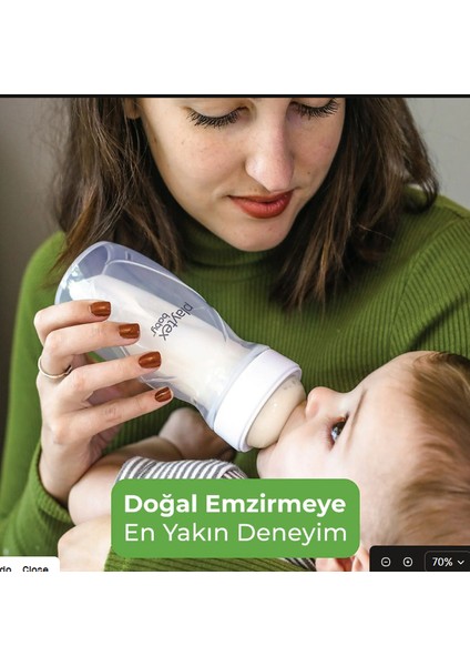 Baby ™ Nurser® Yenidoğan Bebek Biberon & Liners® Seti - 100% Anti-Kolik - 118ML, 1 Adet Biberon & 5 Adet Sterilize Tek Kullanımlık Liners Biberon Torbaları, 0+ Ay