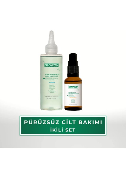 PÜRÜZSÜZ CİLT BAKIM 2'Lİ SET