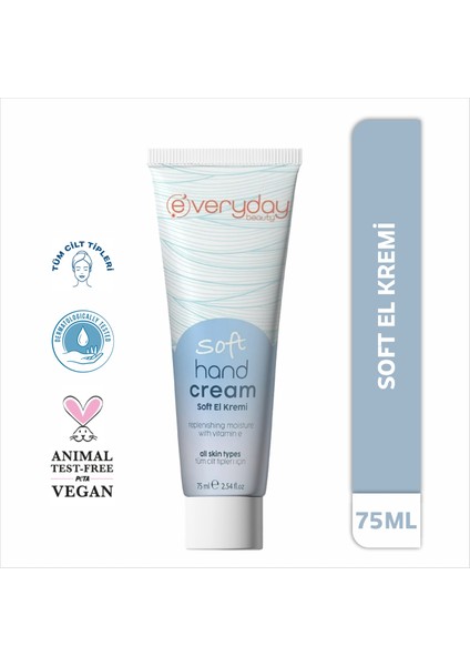 Soft El Kremi 75 ml Ipeksi Yumuşaklık ve Yatıştırıcı Etki