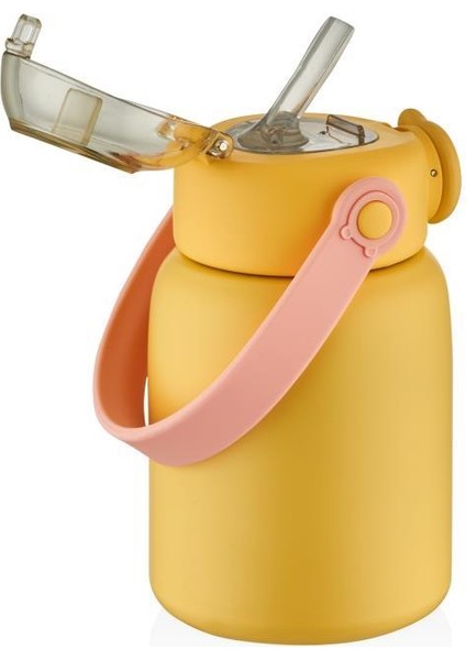 Çelik Termos Çocuk 500ML Sarı