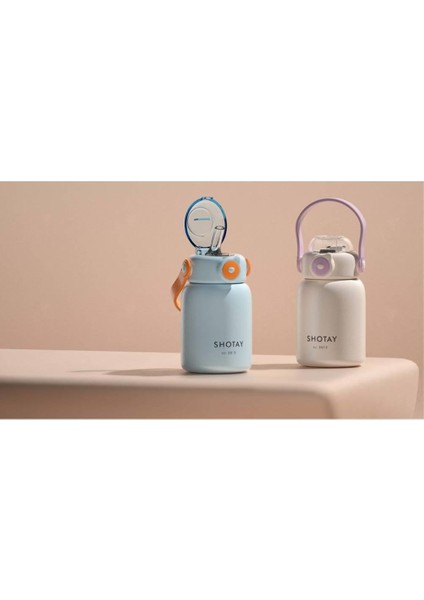 Çelik Termos Çocuk 500ML Sarı