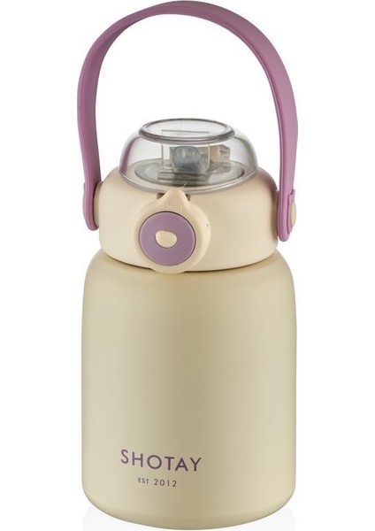 Çelik Termos Çocuk 500ML Krem