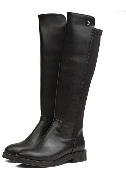 Pierre Cardin® | PC-52066-3076 Siyah Cilt - Kadın Çizme