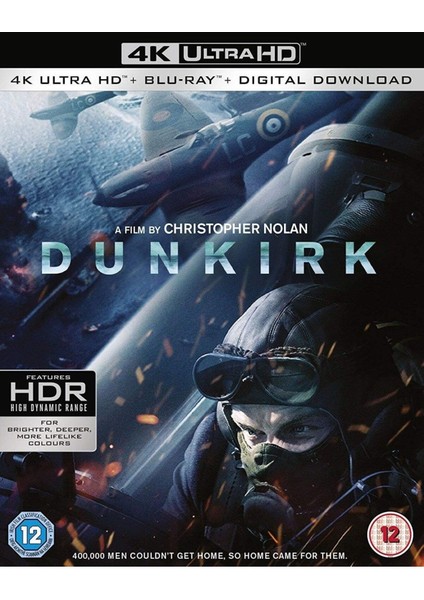 Dunkirk [4k Ultra-Hd] [2017] [blu-Ray] [tr] Uk Baskı