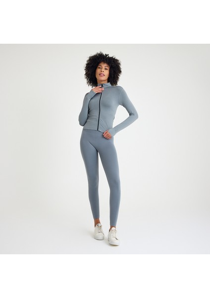 3'lü Premium Spor Ceketli Tayt-Bra Takım fırsatları