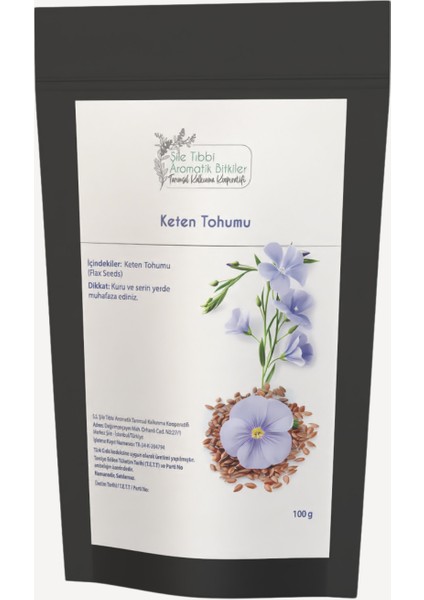 Doğal Katkısız Keten Tohumu 100 gr
