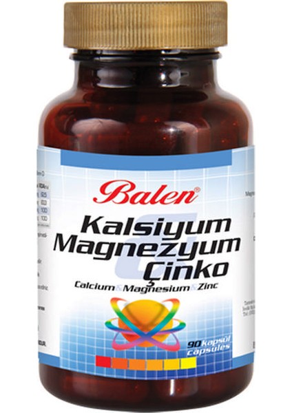 Kalsiyum & Magnezyum & Çinko Kapsül
