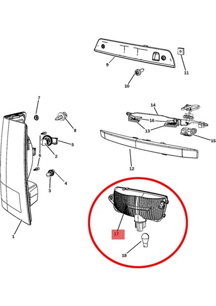 Jeep Grand Cherokee Için Sağ Kuyruk Arka Tampon Sis Lambası Işığı (Yurt Dışından) fiyatları