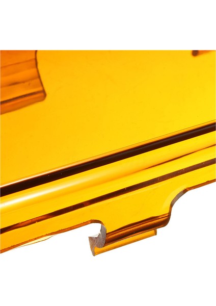 8 Inç Kavisli LED Çalışma Işığı Çubuğu Lens Kapağı Atv Utv Offroad Amber (Yurt Dışından)