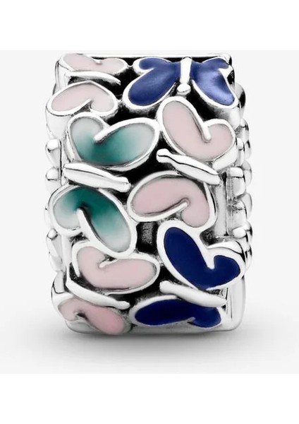Kelebekler Klips Charm 797863ENMX