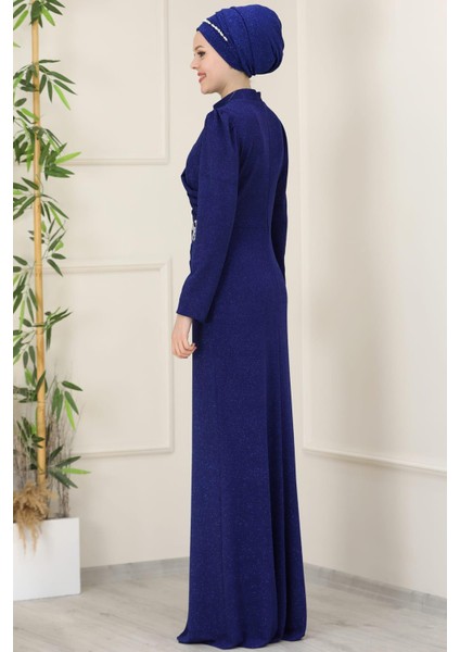 Masal Tesettür Abiye Saks modelleri