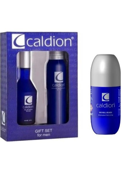 Classic Erkek Parfüm Edt 50 ml + 150 ml Deodorant & Roll On Caldion 50 ml 2'li Set