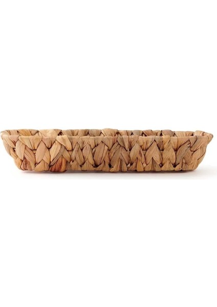 Hasır Örgü Oval Ekmek Sepeti 28 X 6 X 5 Cm