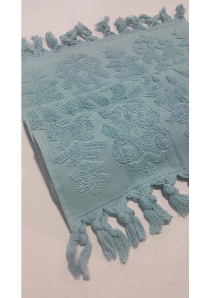 El Bağlamalı Saçaklı El Havlusu 50 x 90 cm Petrol Mavi modelleri