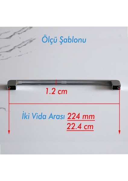 Mobilya Mutfak Dolap Çekmece Dolabı Kapak Metal Kulbu - Oval Krom 224 mm modelleri