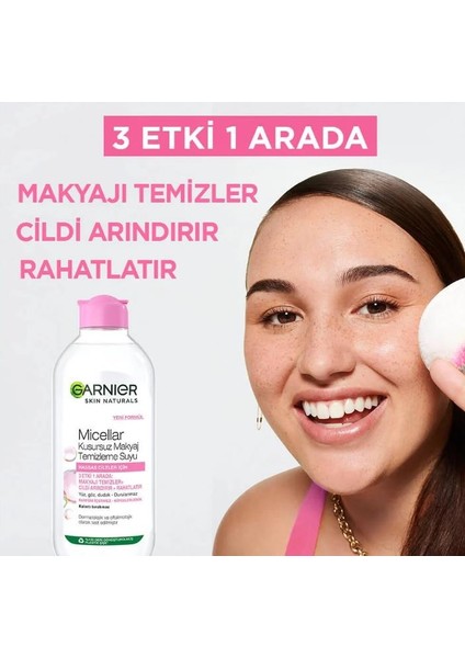 Ferahlatıcı Nem Bombası Maske x 5 ve Micellar Makyaj Temizleme Suyu modelleri