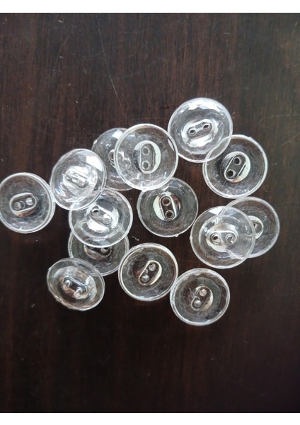 Düğme 200 Adet 1.5 cm Şeffaf Nevresim Düğmesi