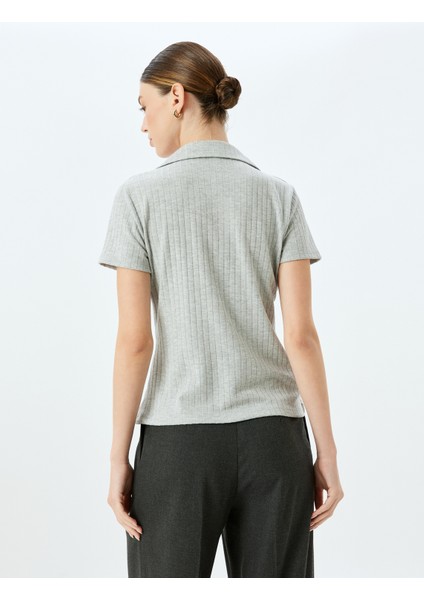 Kaşkorse Kısa Kollu Polo Yaka T-Shirt fırsatları