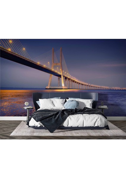 Vasco Da Gama Köprüsü Manzaralı Duvar Kağıdı fiyatları
