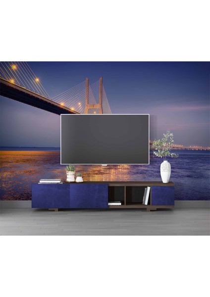 Vasco Da Gama Köprüsü Manzaralı Duvar Kağıdı modelleri